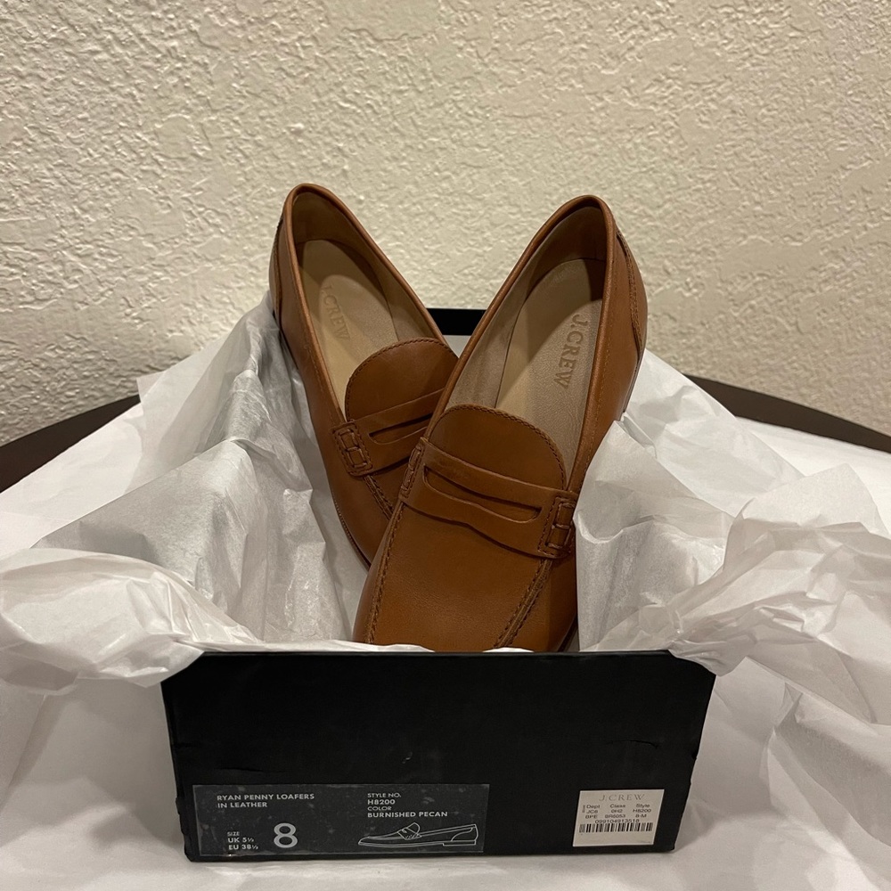 J. Crew Ryan Penny Loafers US W 8